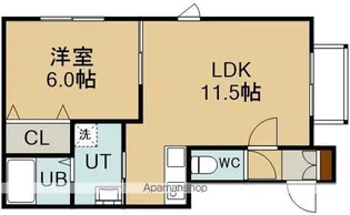 グレース学園台【1階】の間取り